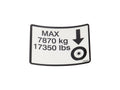 1703475 | DECAL,MAX TIRE LOAD