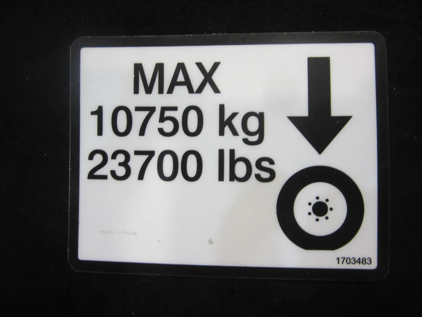 1703483 | DECAL,MAX TIRE LOAD