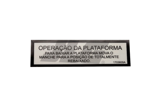 1703605 | DECAL,LIFT DOWN