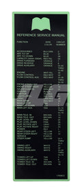 1703622 | DECAL,SERVICE MANUAL REFERENCE