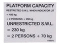 1703675 | DECAL, PLATFORM CAPACITY