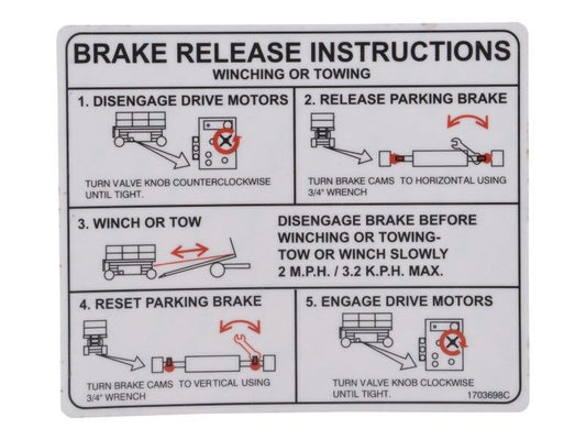 1703698 | DECAL, TOWING