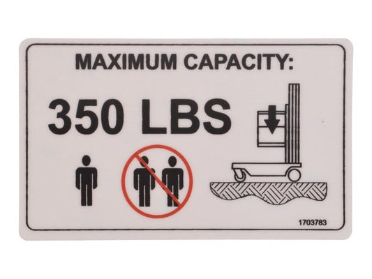 1703783 | DECAL,CAP.-350#