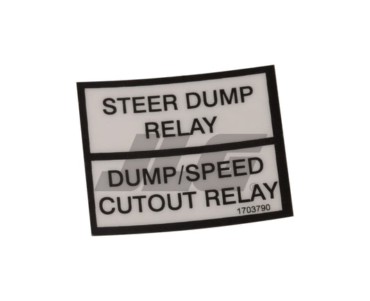 1703790 | DECAL, RELAY LABELS