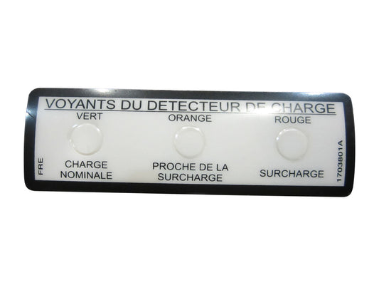 1703801 | DECAL,LOAD SENSING LIGHTS 600S