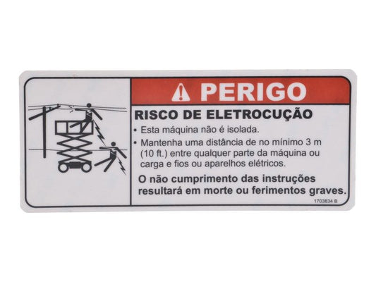 1703834 | DECAL,DANGHER ELECT.HAZARD-POR