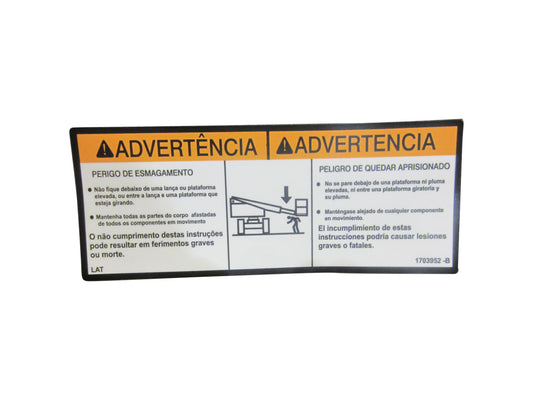 1703952 | DECAL,WARNING CRUSHING (LAT)