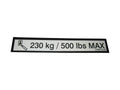 1704112 | DECAL,230/500 MAX CAP