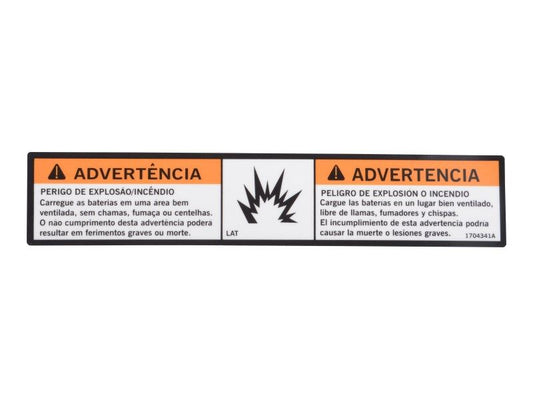 1704341 | DECAL,WARN BATT VENT (LAT)