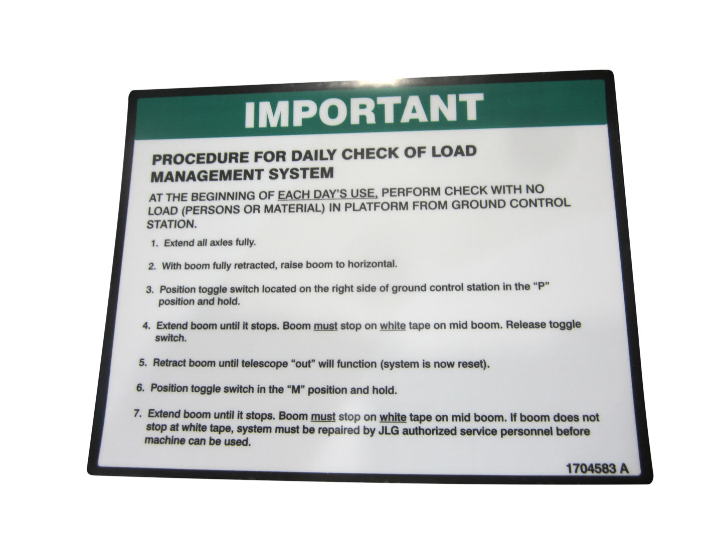 1704583 | DECAL,LOAD MANAGEMENT