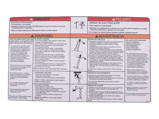 1704691 | DECAL,DANGER/WARNING(ENG,SPA)