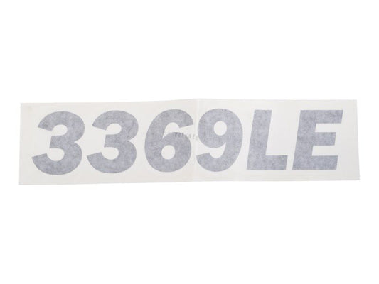 1704783 | DECAL, MODEL 3369LE