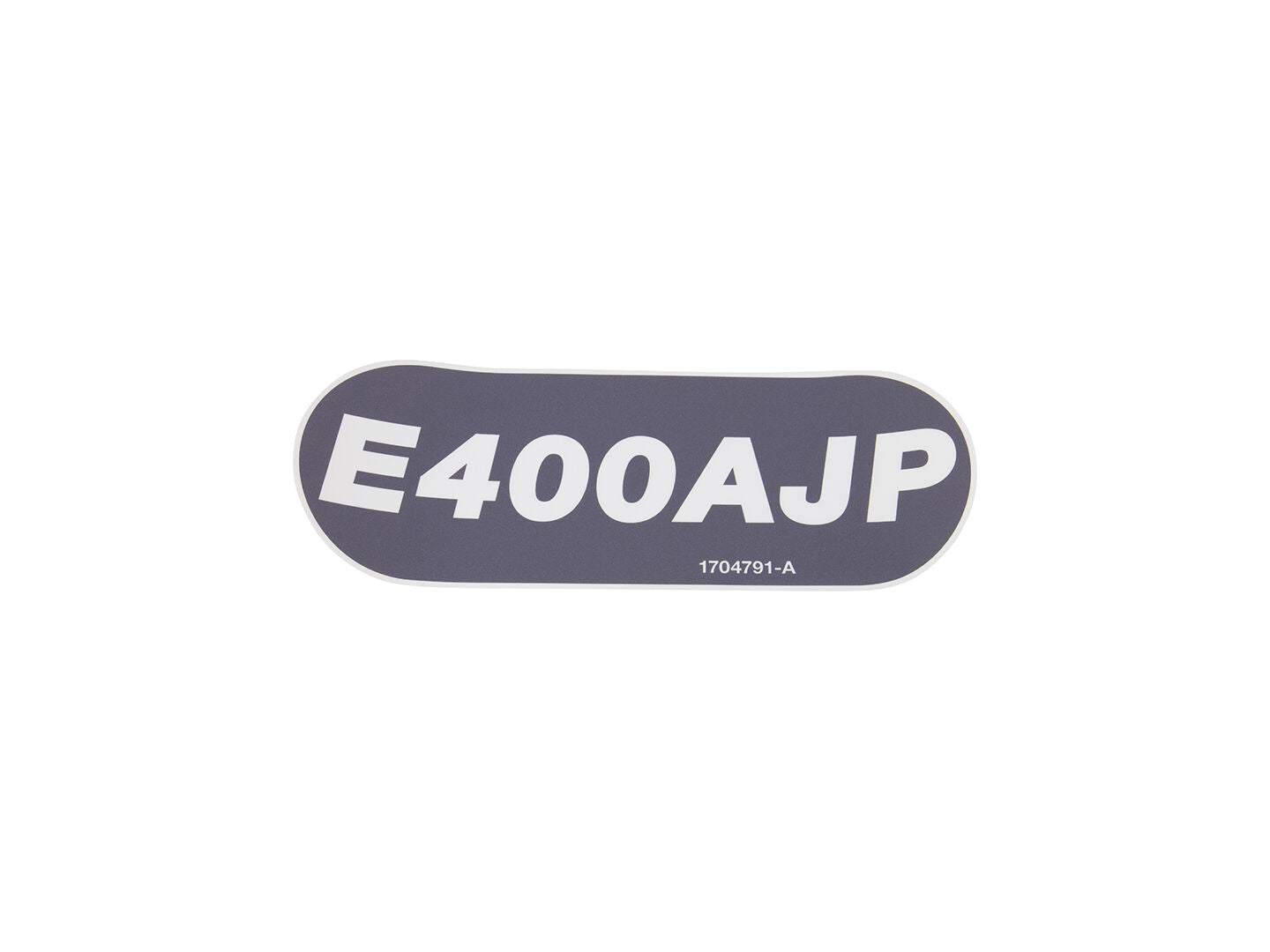 1704791 | DECAL,MODEL DESIGNATN E400AJP