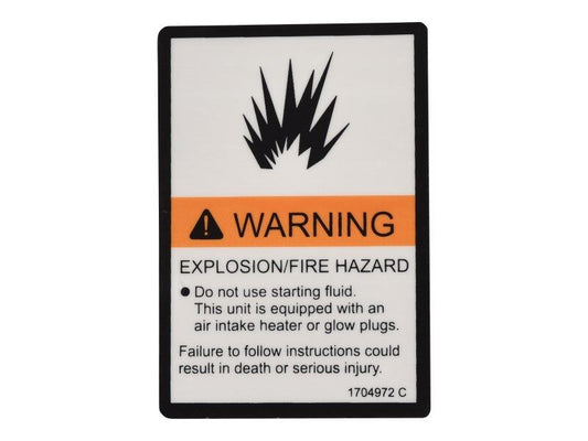 1704972 | DECAL,WARNING/EXPLOSION(USA)
