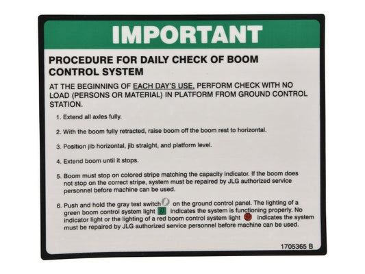 1705365 | DECAL,LOAD MANAGEMENT (BCS)