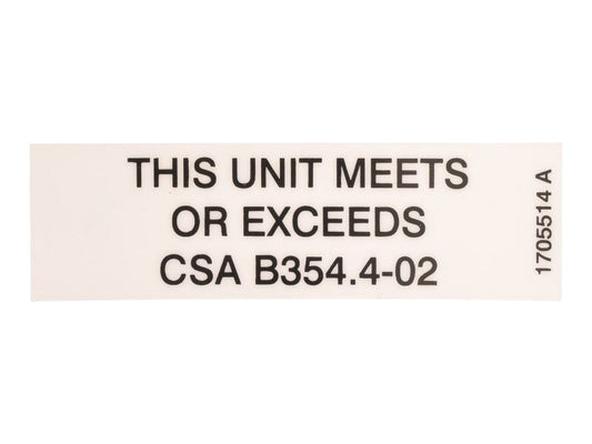 1705514 | DECAL,CSA (BOOMS)