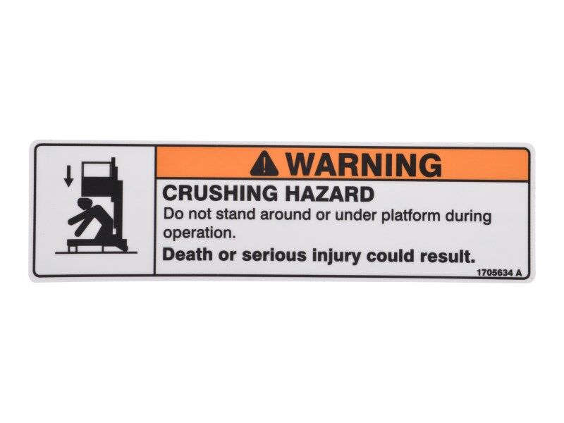 1705634 | DECAL,CRUSHING