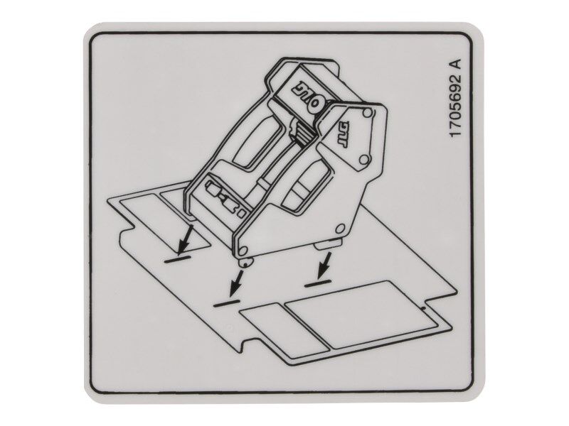 1705692 | DECAL,CONTROL BOX LOCATION
