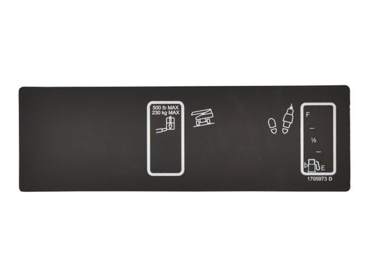 1705973 | DECAL,PLATFORM DISPLAY 1250AJ