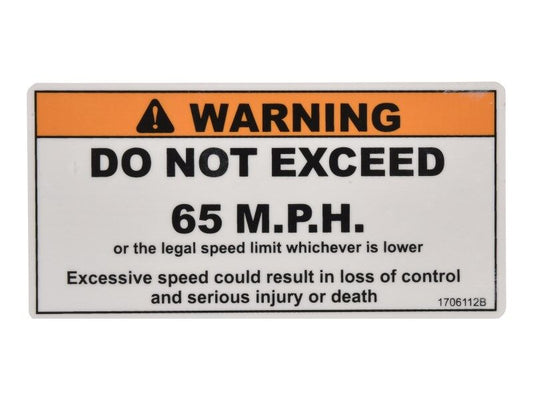 1706112 | DECAL,SPEED LIMIT