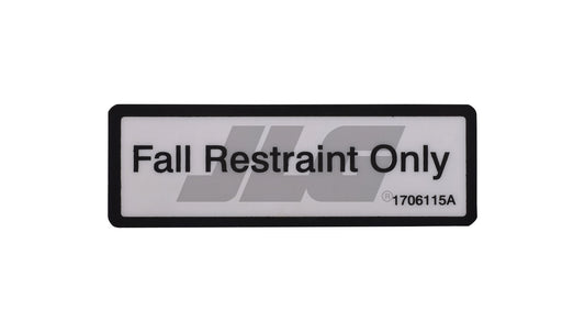 1706115 | DECAL, FALL RESTRAINT ONLY