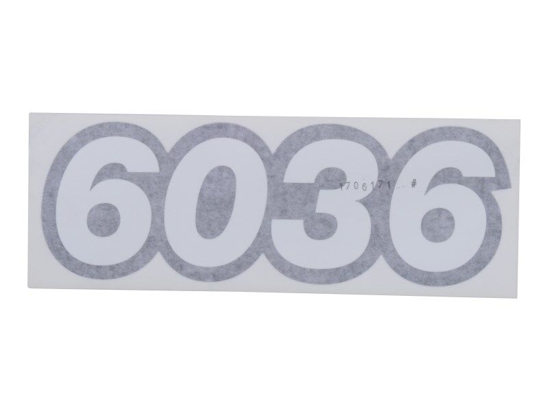 1706171 | DECAL, 6036 MODEL NUMBER