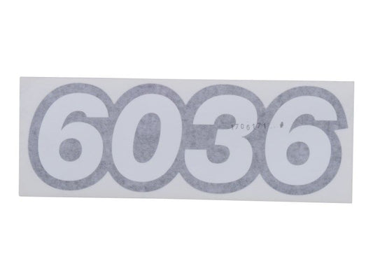 1706171 | DECAL, 6036 MODEL NUMBER