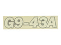 1706188 | DECAL,G9-43A