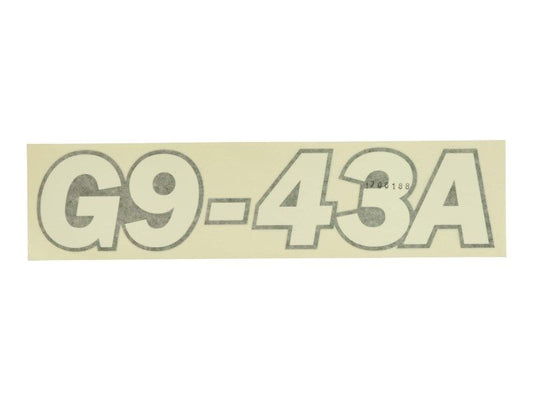 1706188 | DECAL,G9-43A
