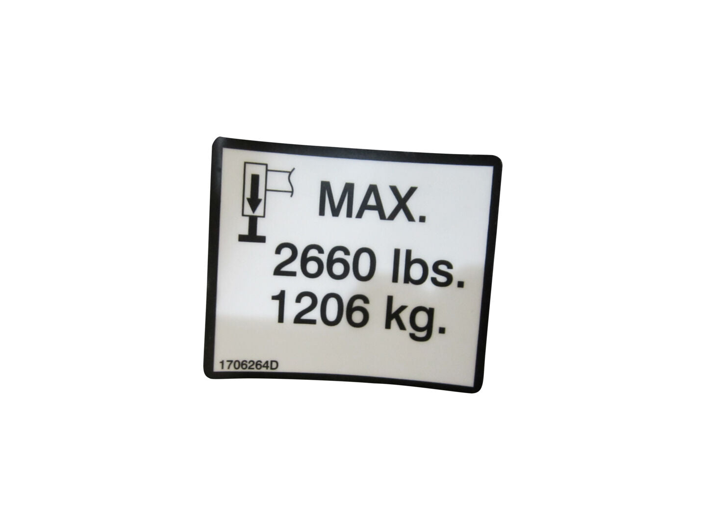 1706264 | DECAL, PAD LOAD