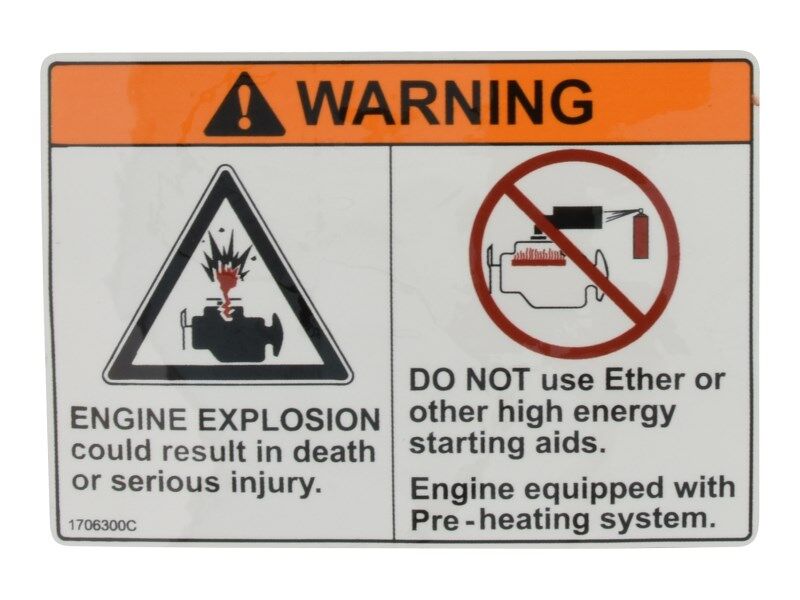 1706300 | DECAL,ETHER WARNING
