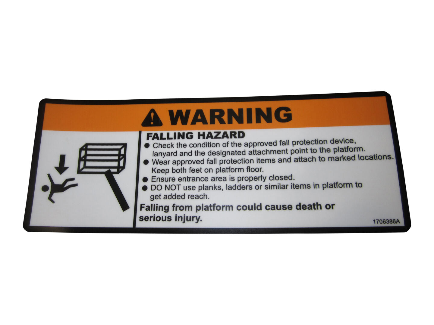 1706386 | DECAL,FALL HAZARD