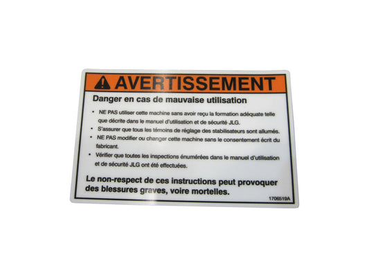 1706519 | DECAL,INSPECTION ENG/FRE