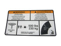 1707052 | DECAL,CAP. 500LB (POR/ENG)
