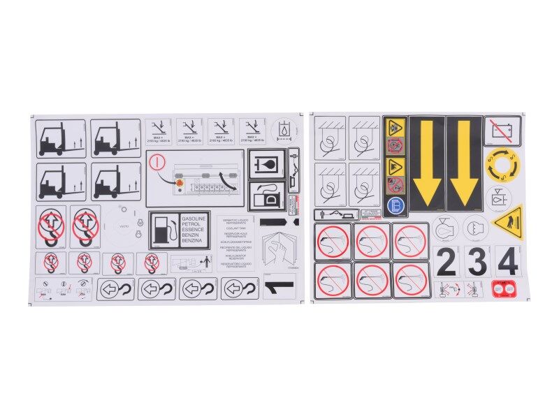 17485000 | DECAL, KIT X600AJ