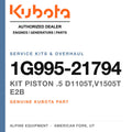 Genuine Kubota kit piston .5 D1105T,V1505T E2B, part number 1G995-21794 — Alpine Equipment