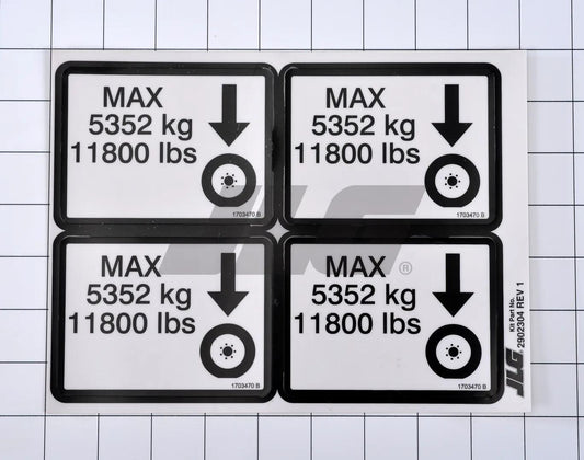 2902304 | KIT, DECAL MAX TIRE LOAD