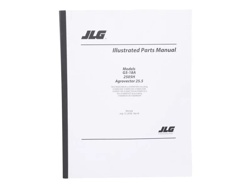 31200725 | G5-18A PARTS MANUAL
