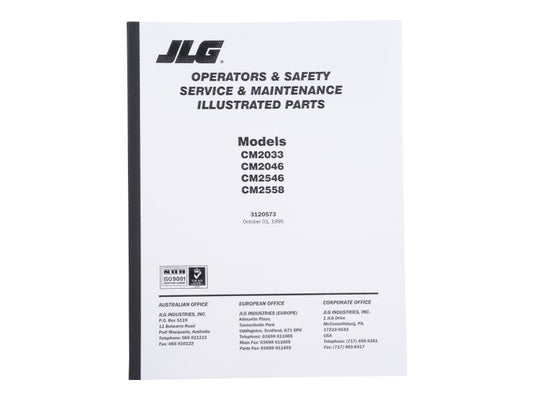 3120573 | MANUAL, OP/SVC/PARTS-CM'S