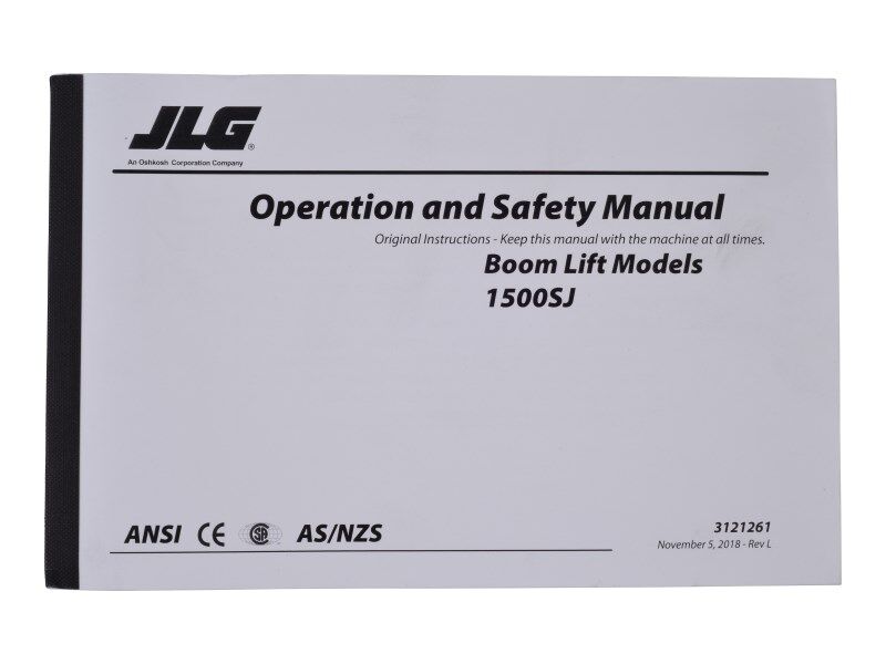 3121261 | MNL,1500SJ GBL OPERATOR/SAFETY
