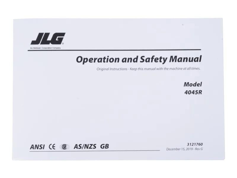 3121760 | MNL, 4045R GBL OPER/SAFETY