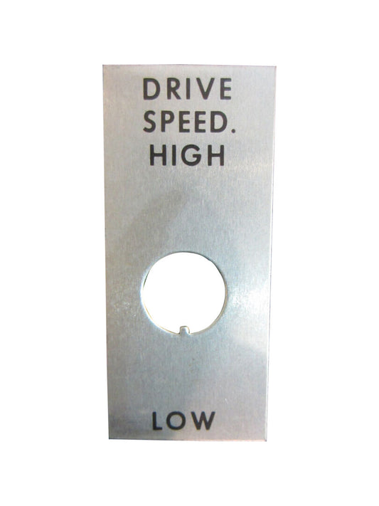 3251024 | NAMEPLATE,DRIVE SPEED HIGH\LOW