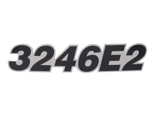 3252619 | NAMEPLATE,MODEL TAG 3246E2
