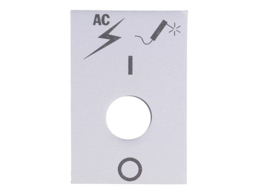 3252764 | NAMEPLATE,AC & WELD