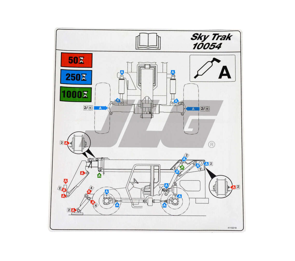 4110218 | CHART LUBRICATION 10054