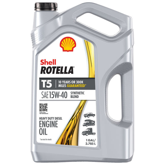 70013275 | Shell Rotella T5 15W-40, 1 Gallon Bottle (Pack of 3)