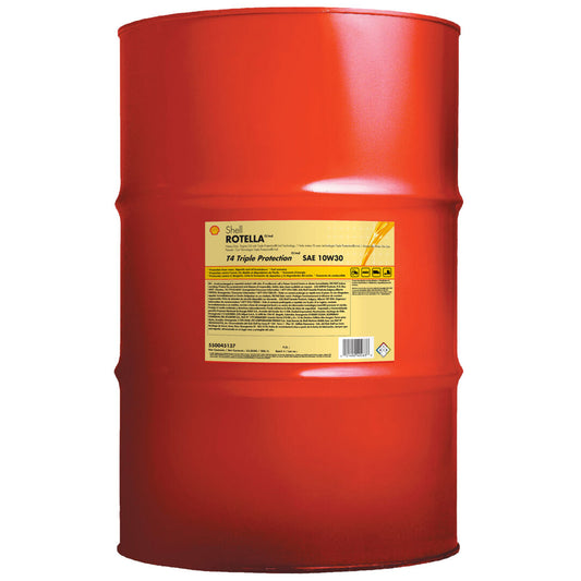 70013281 | Shell Rotella T4 10W-30, 55 Gallon Drum