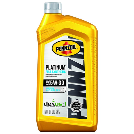 70013288 | Pennzoil Platinium 5W-30, 1 Quart Bottle (Pack of 6)