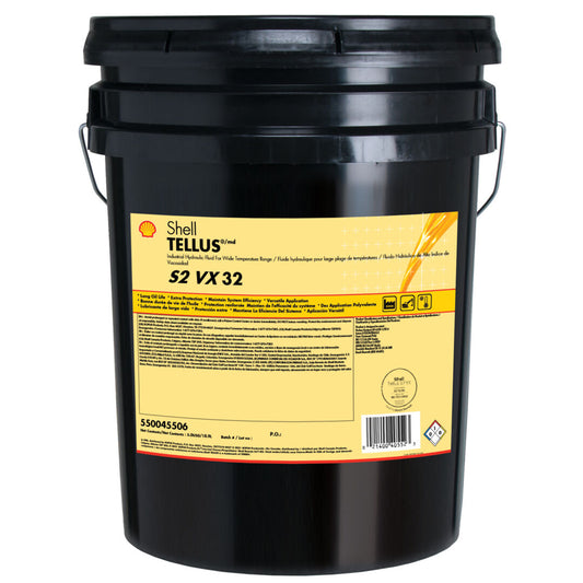 70013315 | Shell Tellus S2 VX 32, 5 Gallon Pail