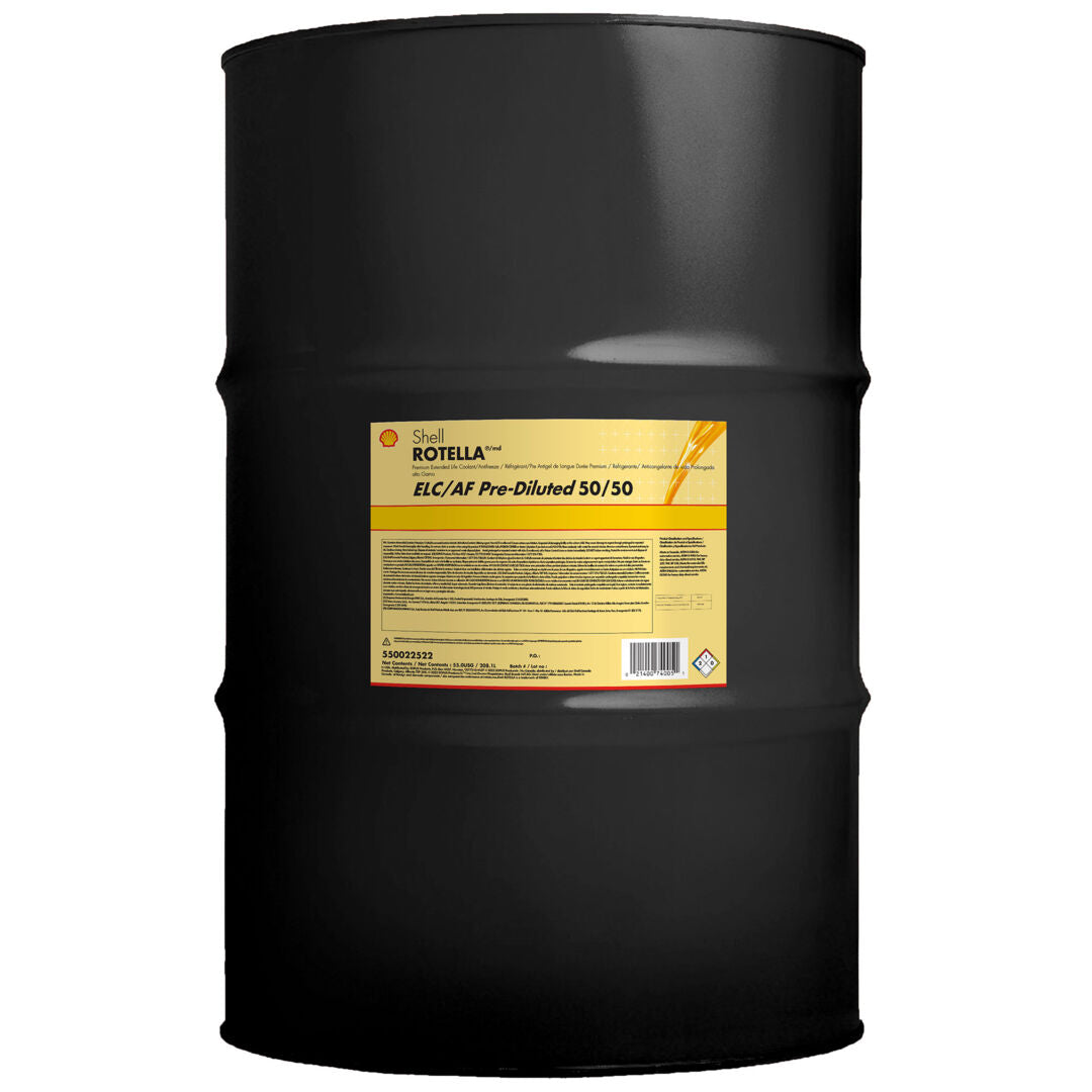 Shell Rotella M3277 Shell Shell Rotella ELC Pre Diluted 50 50 55 Gallon Drum 70013368 ...